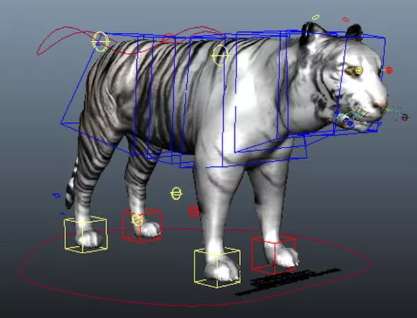 White Tiger Rig 3d model White Tiger Rig 3d model