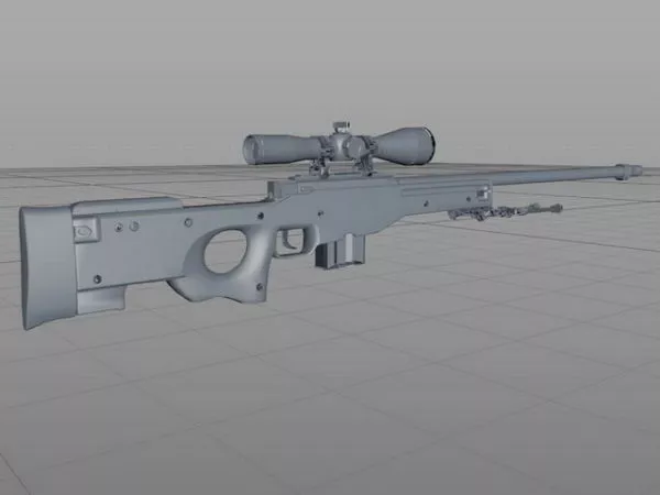 Navy Seal Sniper Rifle 3d model Navy Seal Sniper Rifle 3d model