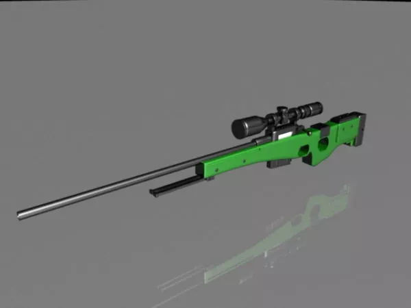 Awp Sniper Rifle 3d model Awp Sniper Rifle 3d model