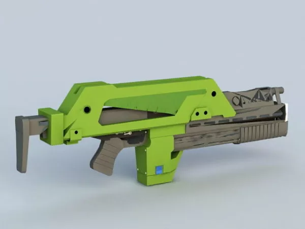 M41-a Pulse Rifle 3d model M41-a Pulse Rifle 3d model