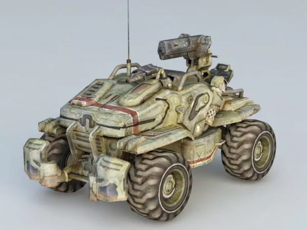 Sci-fi Tank 3d model Sci-fi Tank 3d model