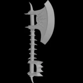 Battle Axe Short Handle 3d model