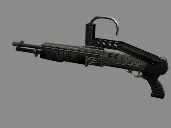 Combat Shotgun 3d model Combat Shotgun 3d model