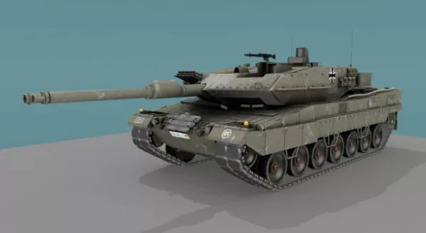 Spotted Leopard 3d model