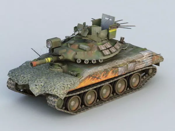 Cavalera Light Tank 3d model Cavalera Light Tank 3d model