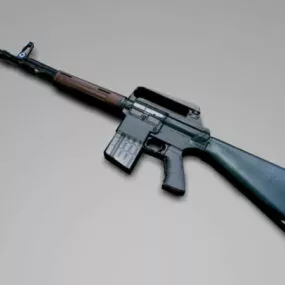 Ar-10 Battle Rifle 3d model