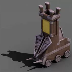 Medieval Battering Ram 3d model