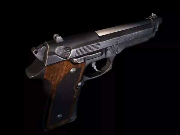 M9 Pistol 3d model M9 Pistol 3d model
