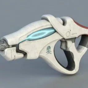 Sci-fi Pistol 3d model