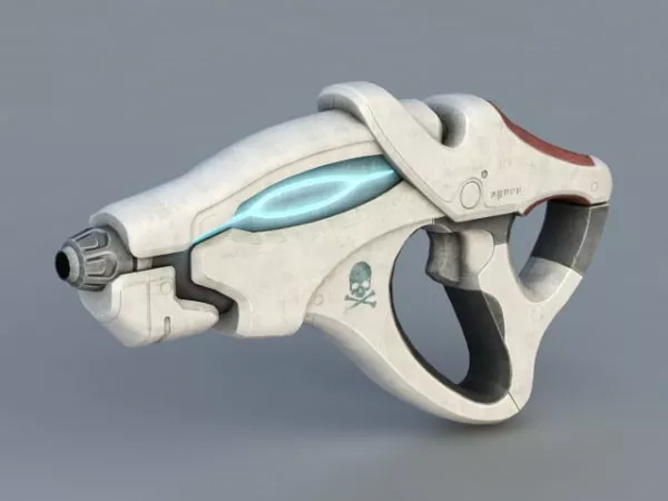 Sci-fi Pistol 3d model Sci-fi Pistol 3d model