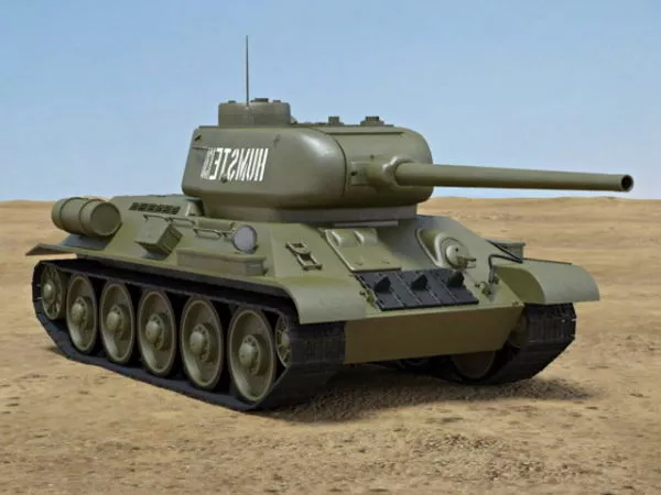 T-34-85 Tank 3d model T-34-85 Tank 3d model