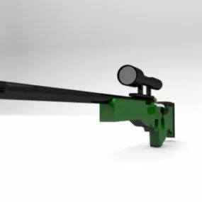 Awm Sniper Rifle 3d model