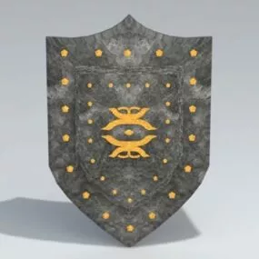 Vintage Shield 3d model