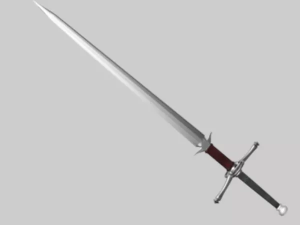 Two Handed Sword 3d model Two Handed Sword 3d model