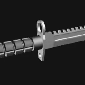 Military M9 Bayonet 3d model