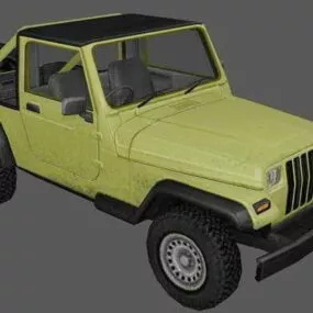 Jeep Wrangler Pickup 3d model
