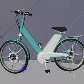 Vintage Lady Bicycle 3d model