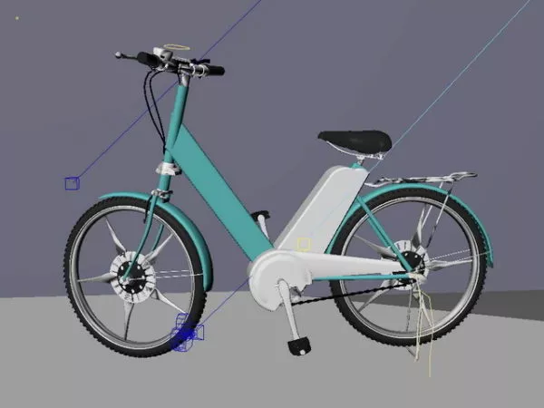 Old Utility Bicycle 3d model