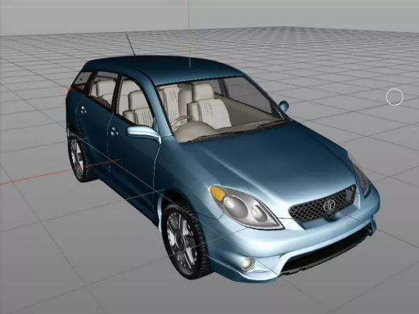 Toyota Matrix Sedan Car 3d model Toyota Matrix Sedan Car 3d model