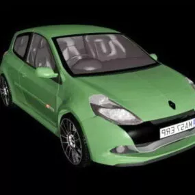 Renault Clio Sport Hatchback Car 3d model
