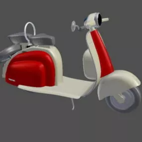 Lambretta Scooter Motor 3d model