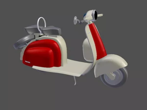 Sh Motor Scooter 3d model