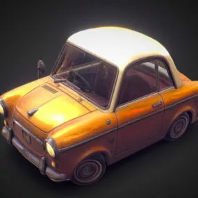 Pony Cartoon Car 3d model