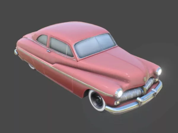 1940s Ford Coupe Car 3d model 1940s Ford Coupe Car 3d model