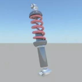 Shock Absorber Auto Parts 3d model