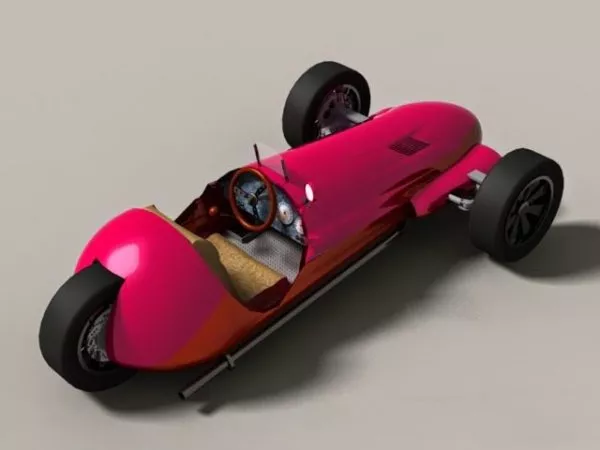 Old 3 Wheel Car 3d model Old 3 Wheel Car 3d model