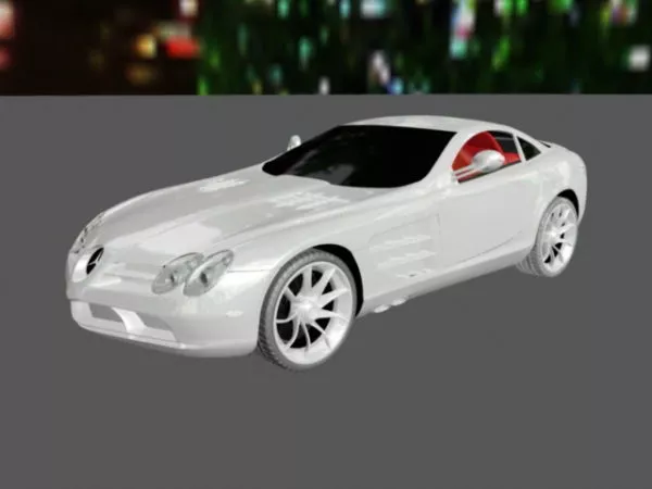 Mercedes Benz 190sl Car 3d model