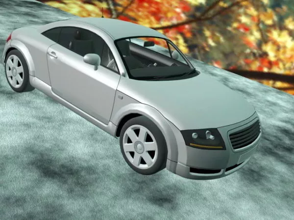 Typical Coupe Car 3d model Typical Coupe Car 3d model