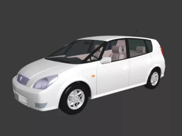 Old Toyota Car 3d model Old Toyota Car 3d model