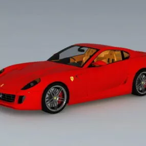Sports Car Ferrari 599 Gtb Fiorano 3d model