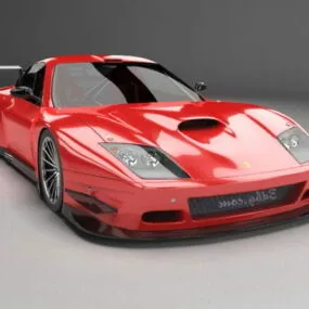 Ferrari 575m Maranello Sports Car 3d model