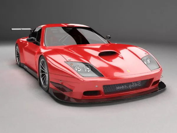 Ferrari 575m Maranello Sports Car 3d model Ferrari 575m Maranello Sports Car 3d model
