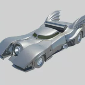 Old Batmobile Batman Car 3d model