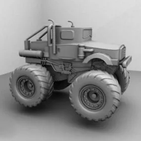 Typical Tractor Vehicle 3d model