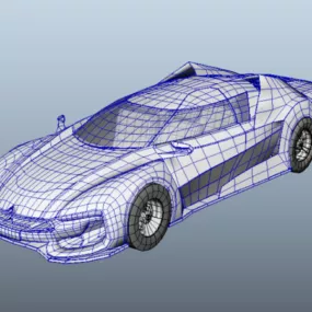 Citroen Gt Car 3d model