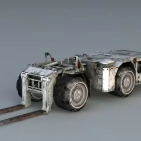 Decker Forklift Truck Car 3d model