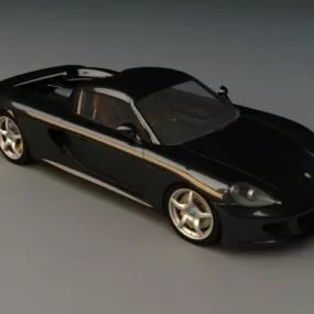 Porsche Carrera Gt Sport Car 3d model