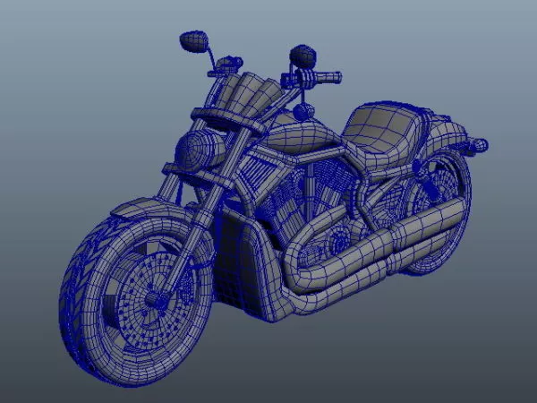 General Motorcycle 3d model General Motorcycle 3d model