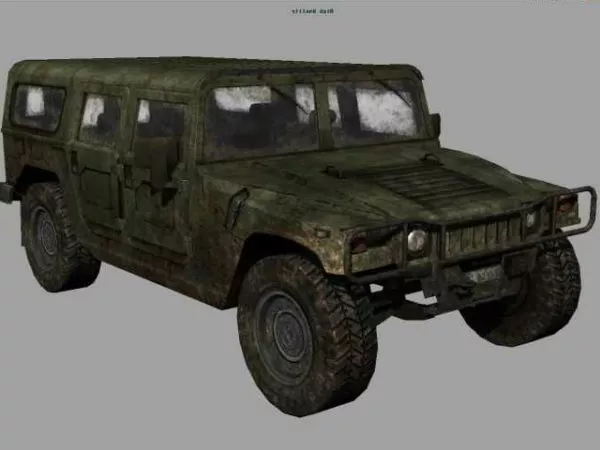 Hummer H3 Pickup 3d model