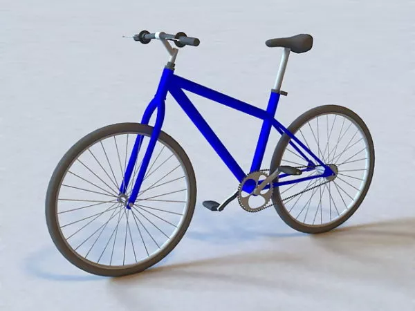 Cruiser Bicycle 3d model