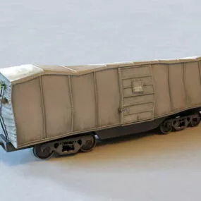 Rail Transport Railroad Train Wreck 3d model