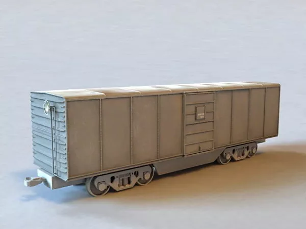 Cartoon Monorail Train 3d model