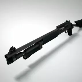 Weapon Benelli M4 Super Shotgun 3d model