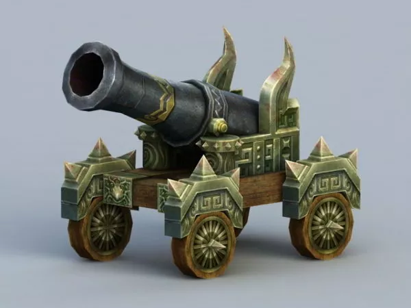 Ancient Cannon 3d model