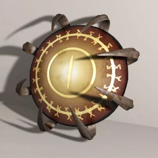 Demon Shield Weapon 3d model Demon Shield Weapon 3d model