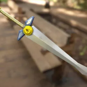 Ancient Sword Ocarina Of Time 3d model